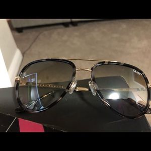 Quay all in mini black camo with gold accents